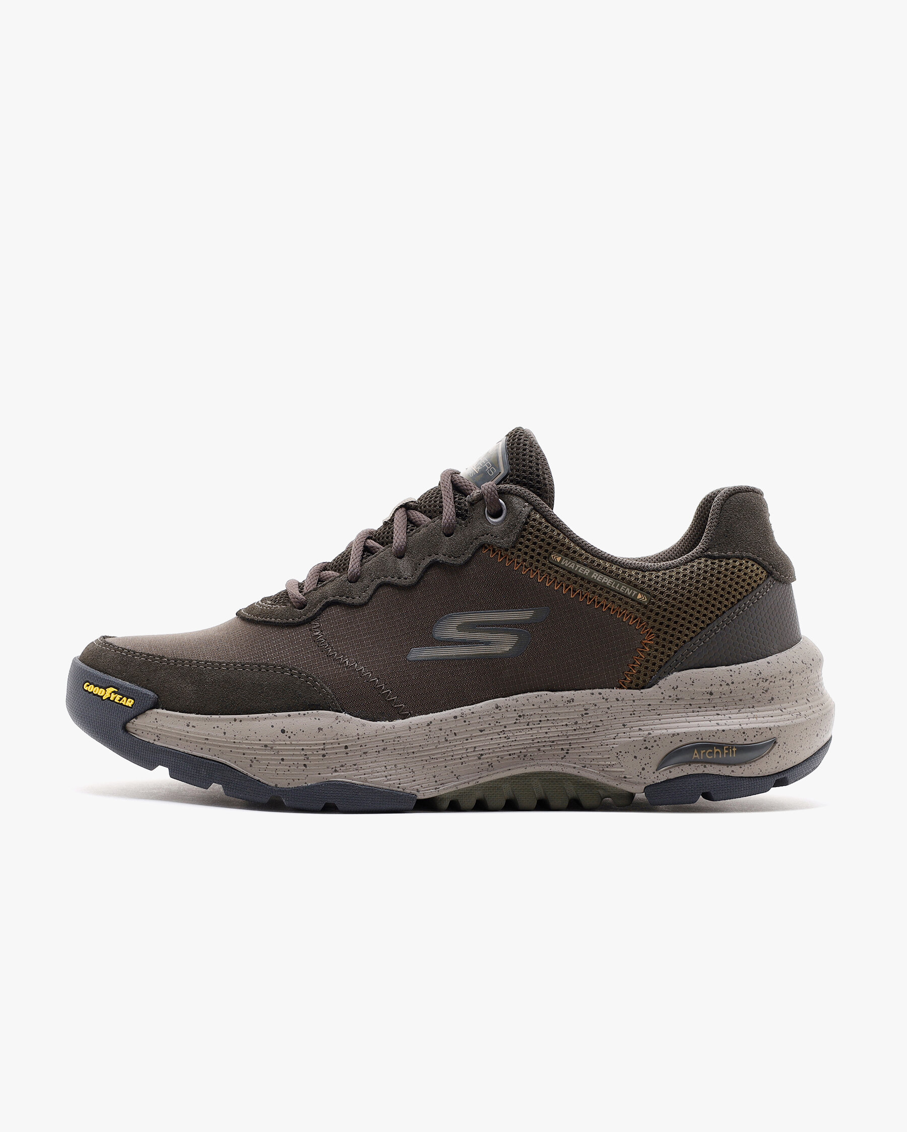 Skechers Go Walk Arch Fit Kahverengi Spor Ayakkabı (216463 DKBR)